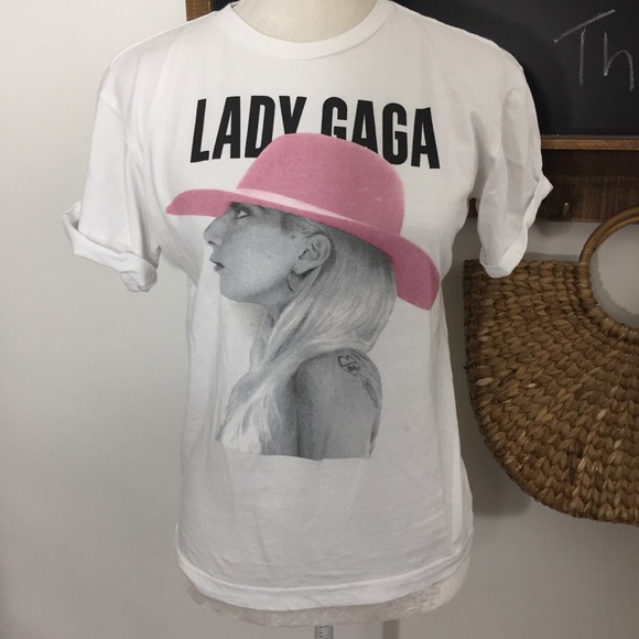 Lady Gaga • graphic cuffed short sleeve tee - Picture 2 of 5